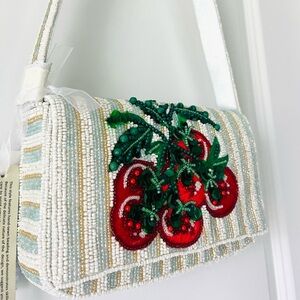VIRAL 🍅 Cherry Tomatoes 🍅 Beaded Design Handbag
